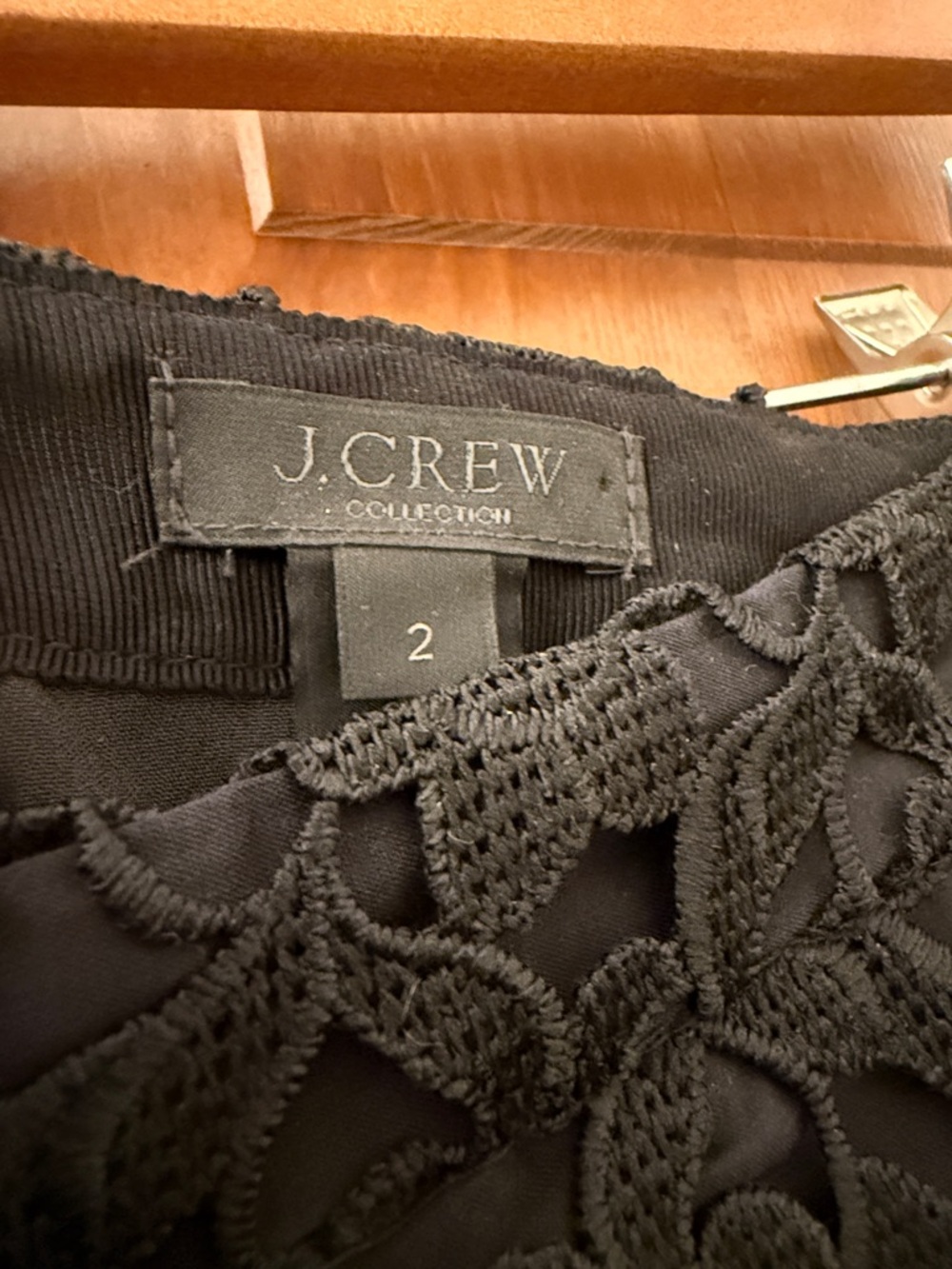 J.Crew Collection Lace Pencil Skirt size 2 - Picture 4 of 5